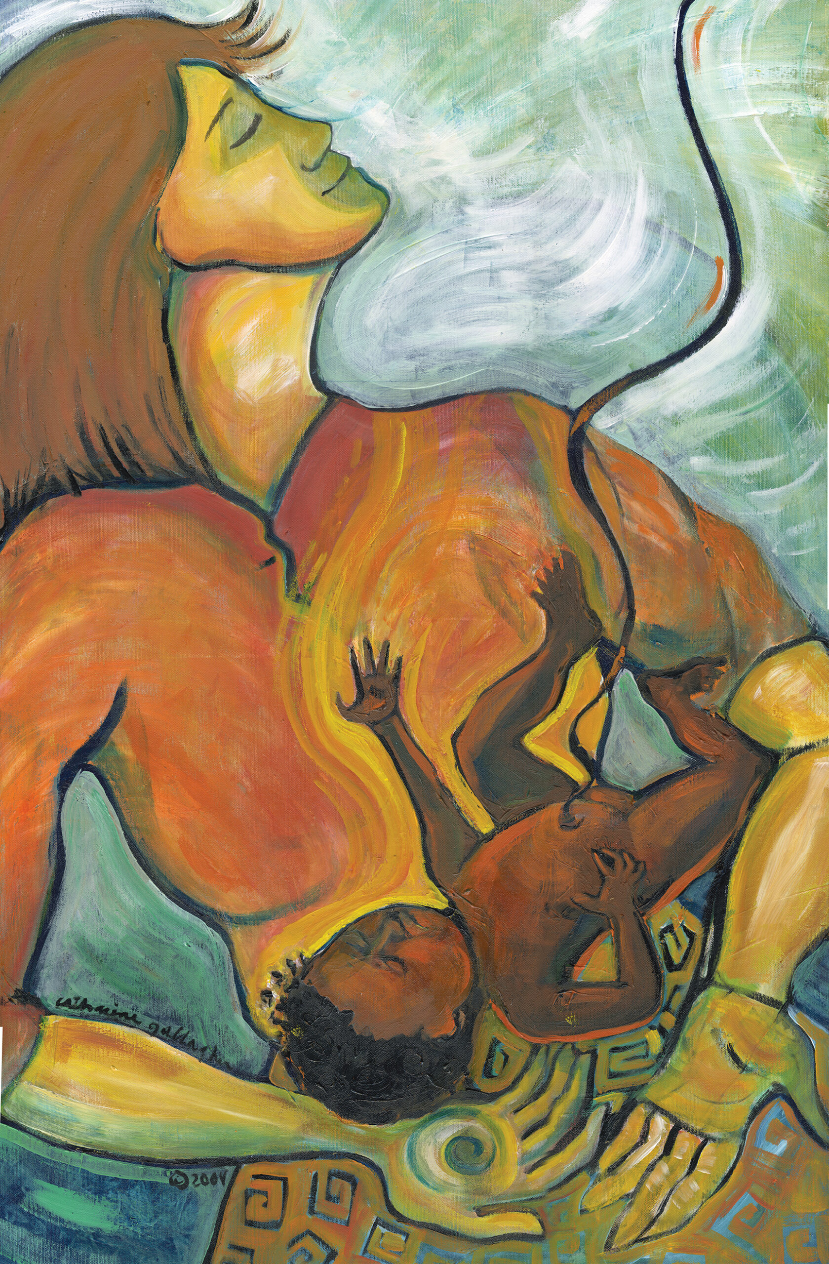 Dream Catcher, 2004, Acrylic on Canvas 24" x 36"