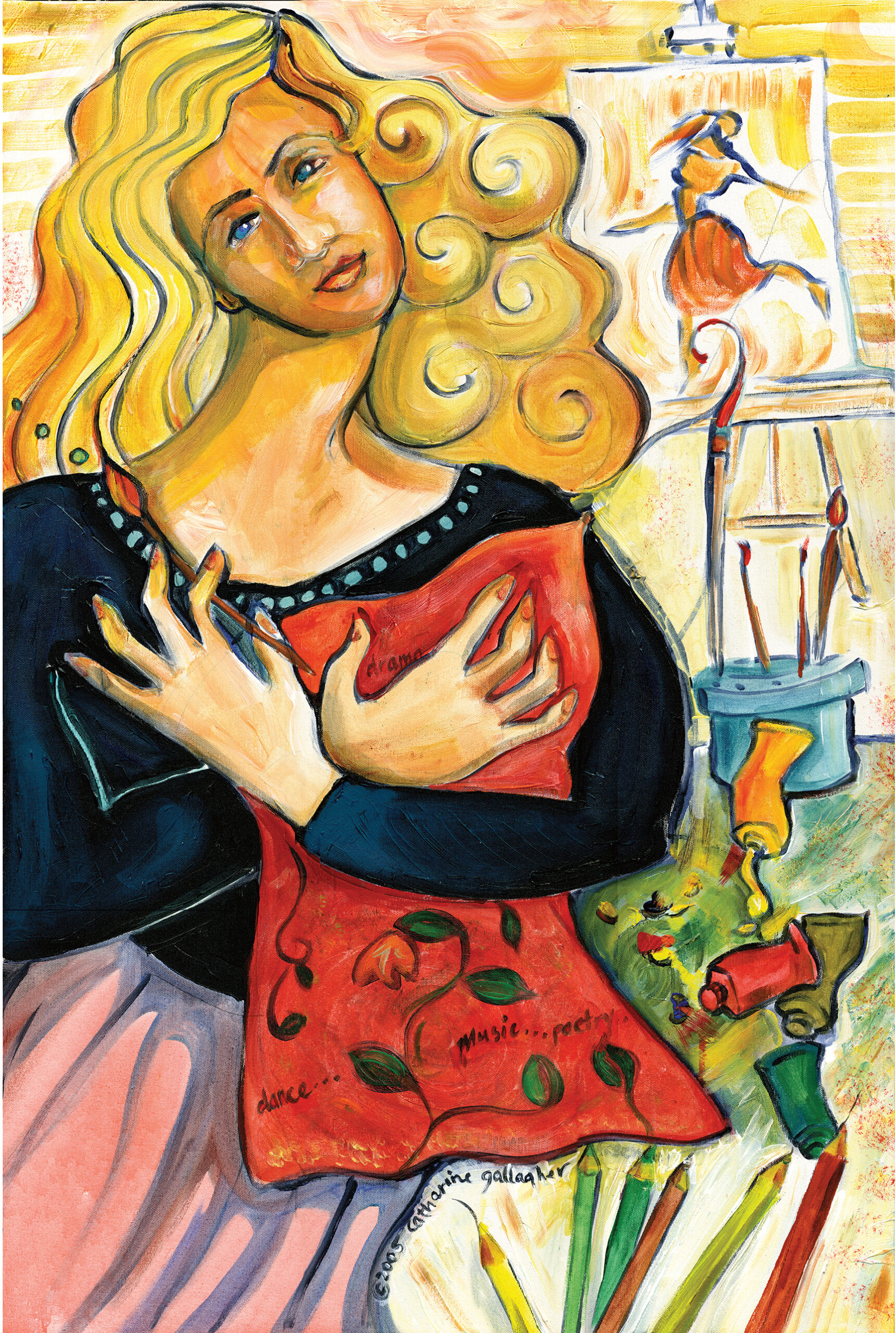 For The Love Of Art, 2005, Acrylic on Canvas