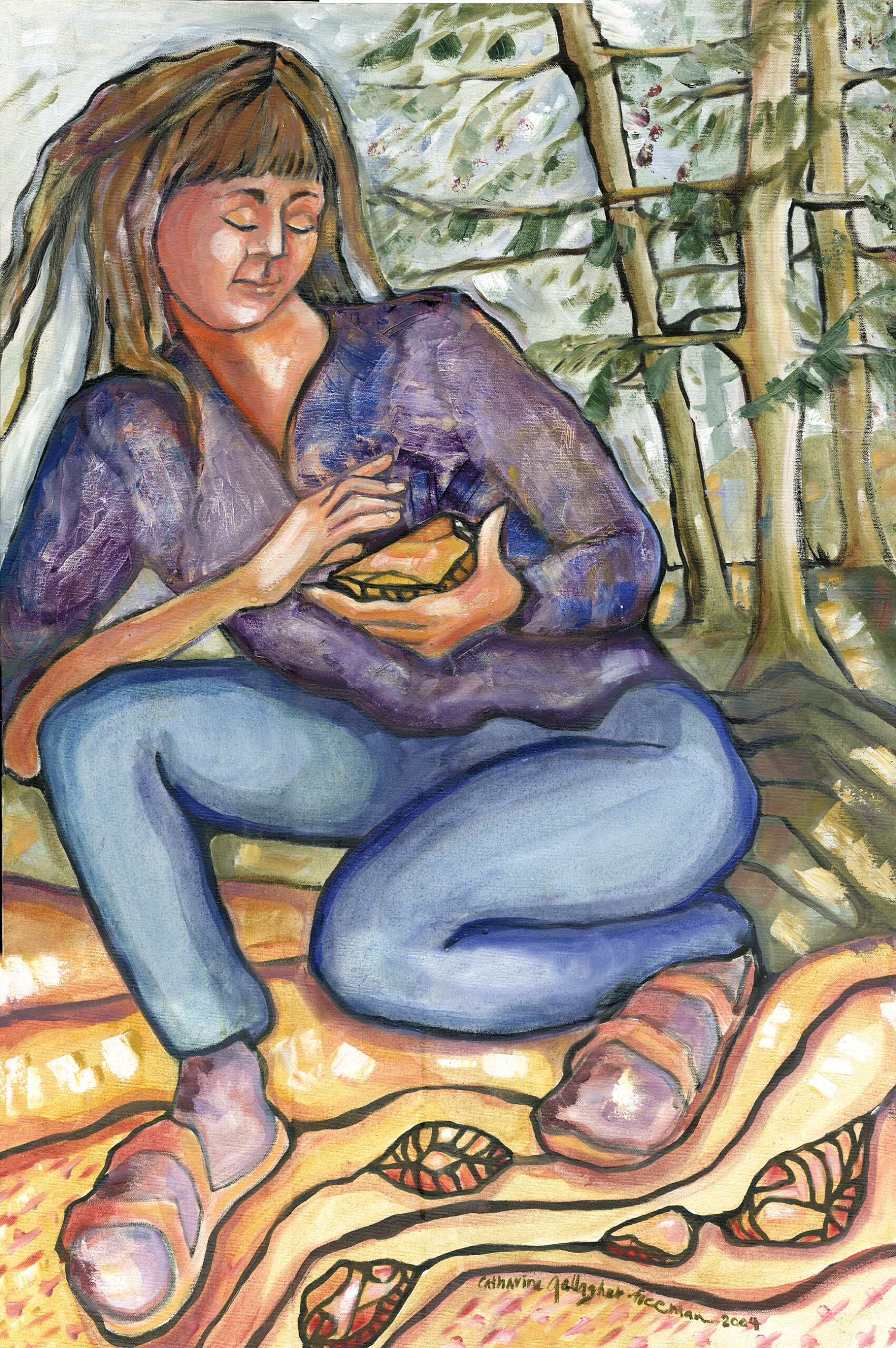 Fawn, 2004, Acrylic on Canvas 24" x 36"